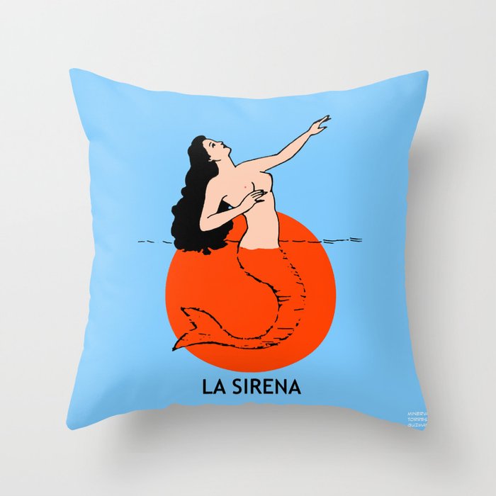 La Sirena Loteria Cards the Mermaid Mexican Bingo Art Print Poster Many  Sizes 