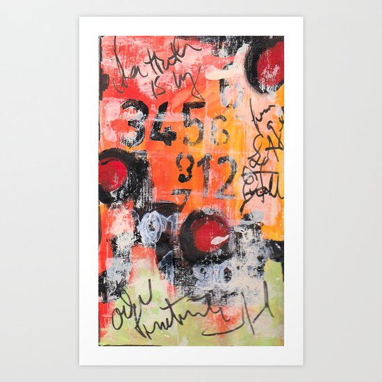 The Numbers Game Art Print