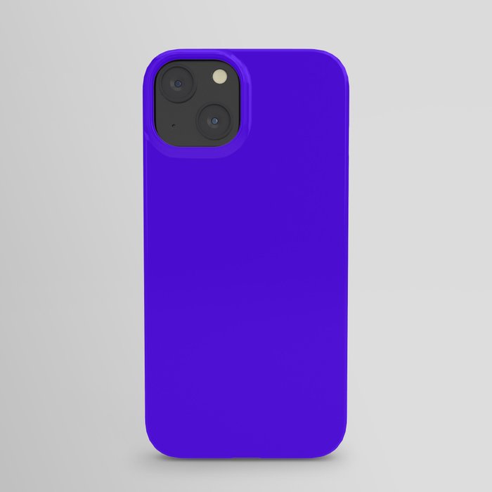 Monochrome  blue 85-0-255 iPhone Case