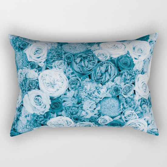 Bouquet ver.bluegreen Rectangular Pillow