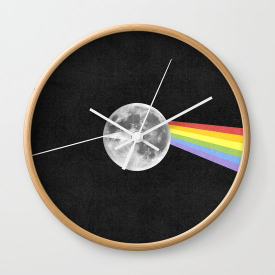 Dark Side of the Moon. Wall Clock