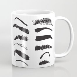 Sketchy Eyebrows Mug