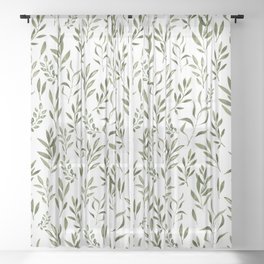 Eucalyptus Sheer Curtains to Match Any Room's Decor | Society6