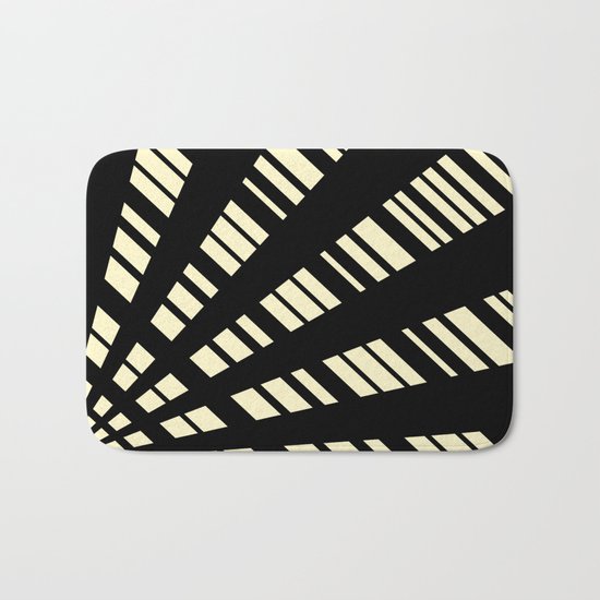 Fancy | Cream & Black Bath Mat