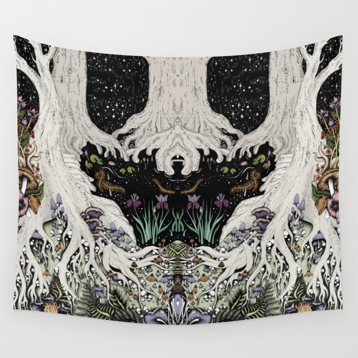 Starry Forest Wall Tapestry