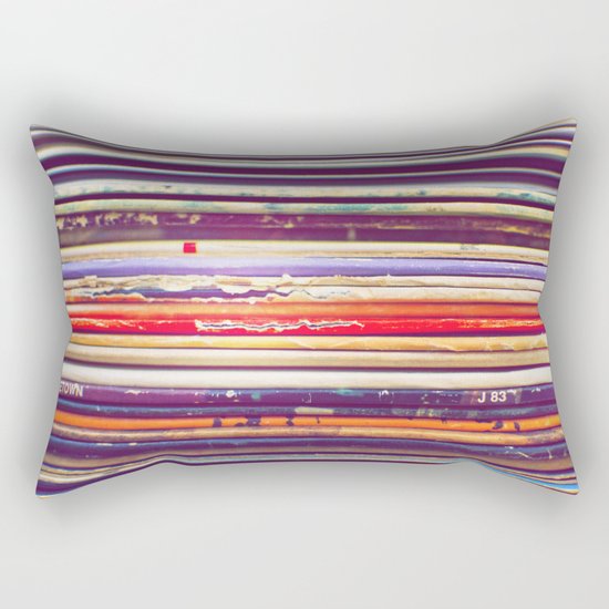 Grandpa's Records Rectangular Pillow