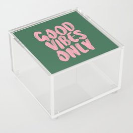 Good Vibes Only Acrylic Box