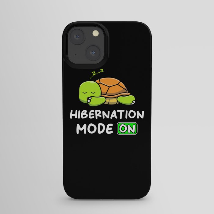 Hibernate Mode On With Turtle iPhone Case