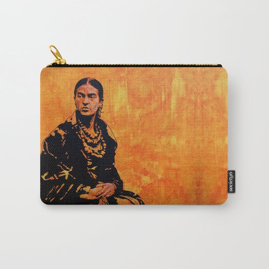 FRIDA KAHLO - the mistress of ARTs - original painting Carry-All Pouch