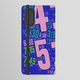 Pace run , number 026 Android Wallet Case