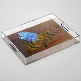 Humble Bumble Bee Acrylic Tray