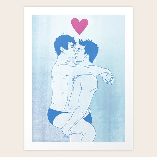 Love! Art Print
