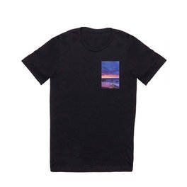 Ocean Beach Dusk Sunset Photography T Shirt