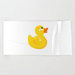 Rubber Duck Beach Towel