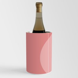 Circles Pink and Brown Wine Chiller