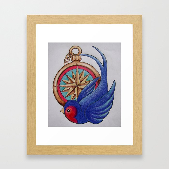 Stop off in the Nautical Framed Art Print