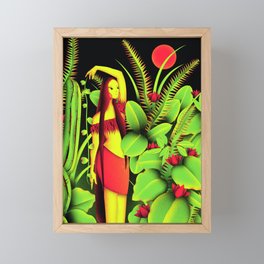 Queen of the jungle Framed Mini Art Print