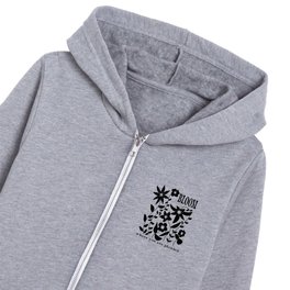 Bloom Where You are Planted Kids Zip Hoodie