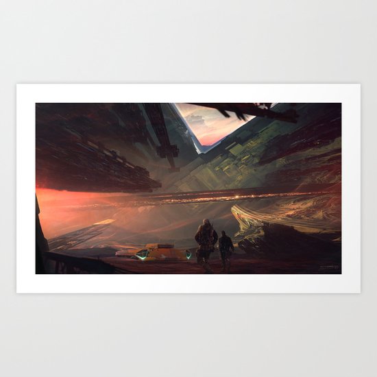 South border Art Print