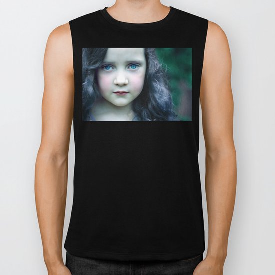 Even in my alternate universe, the rain makes my hair curl. Biker Tank