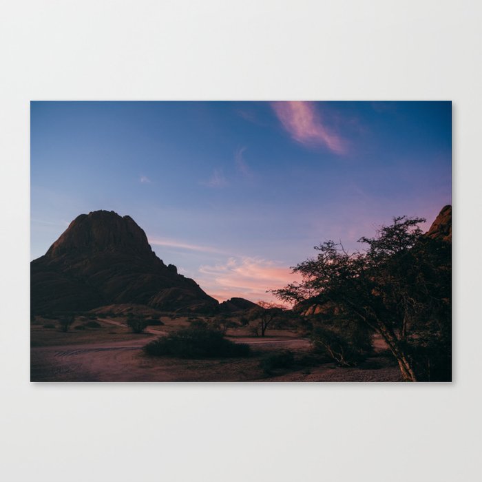 A Spitzkoppe Desert Sunset Canvas Print