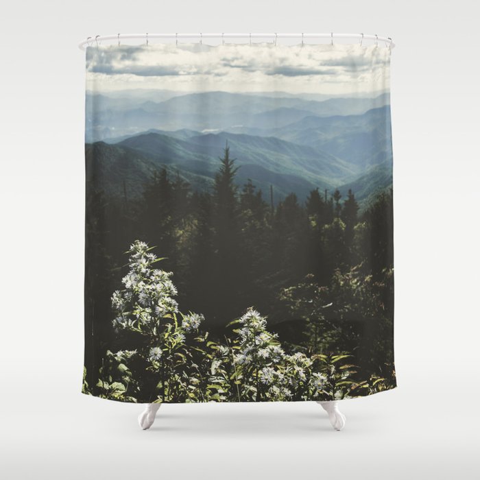 Smoky Mountains - Nature Photography Shower Curtain