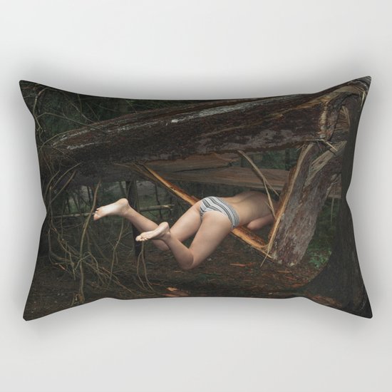 Don't go There, It's a Trap Rectangular Pillow
