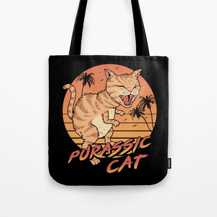 Purassic Cat Tote Bag