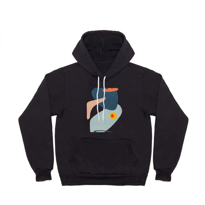 Mountain and Lake Landscape Shapes Hoody