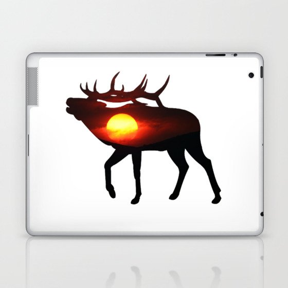 Elk of the Sunrise Laptop & iPad Skin
