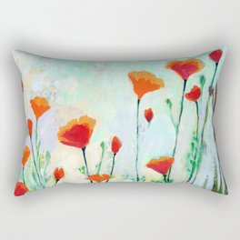 California Poppies Rectangular Pillow