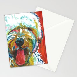 Soft-Coated Wheaten Terrier // Colorful  Stationery Cards