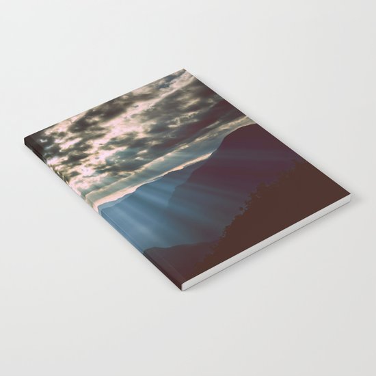 mountainS Dark Sunset Notebook