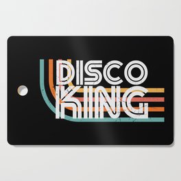 Disco King Retro Stripes Cutting Board