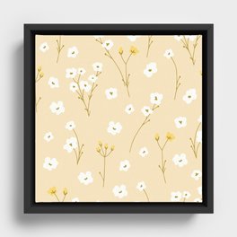 dainty daisy Framed Canvas