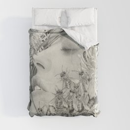 Apiphobia - Fear of Bees Duvet Cover