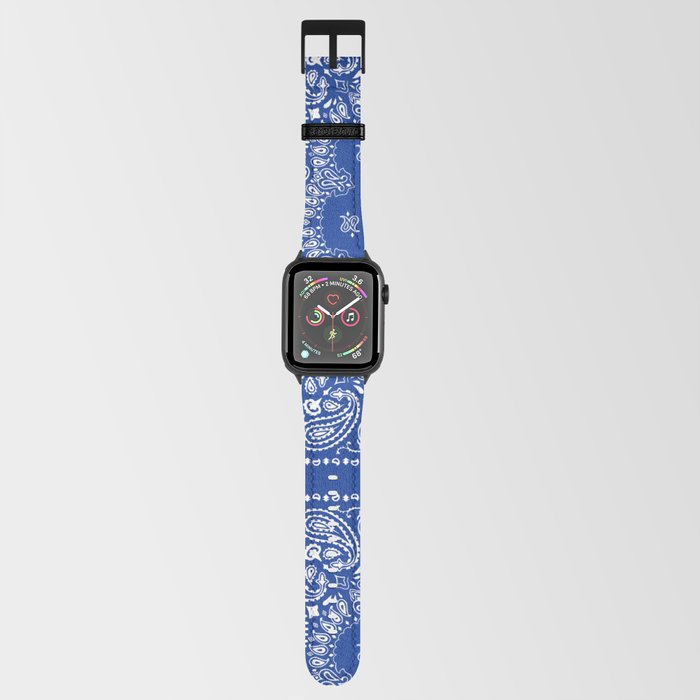Blue bandana apple watch band clearance