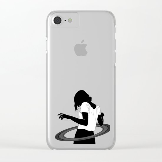 Saturn Clear iPhone Case