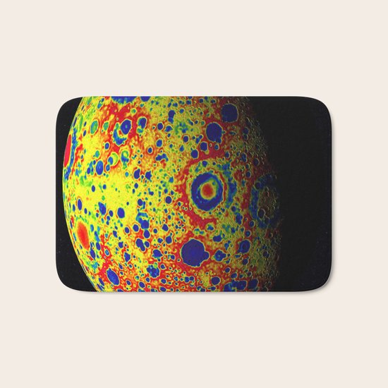 Rainbow Moon Bath Mat
