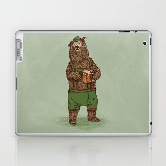 Traditional German Bear Laptop & iPad Skin