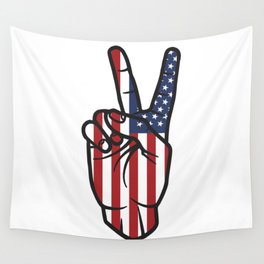 peace 4th of july / independence day peace Wall Tapestry