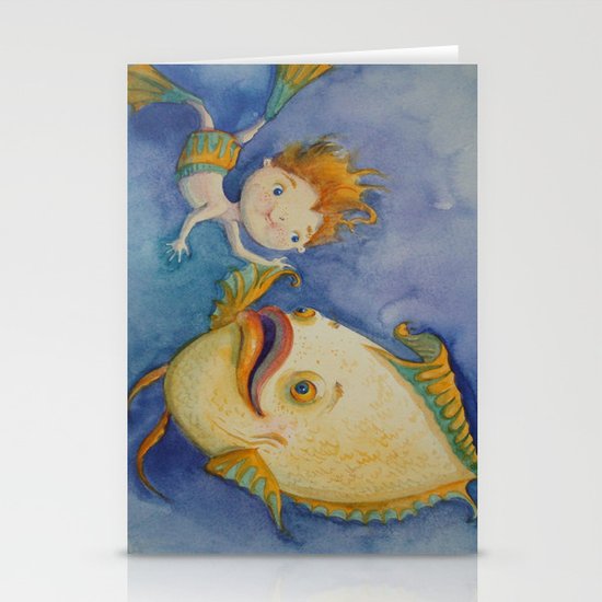 "Freshwater Friends" Stationery Cards