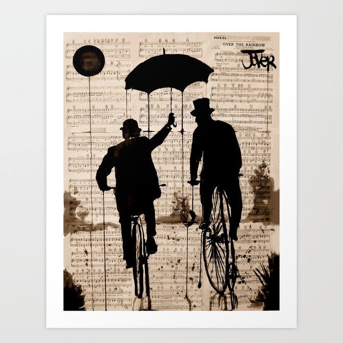 the umbrella Art Print