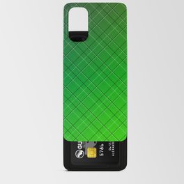 Trendy Plaid Green Texture Collection Android Card Case