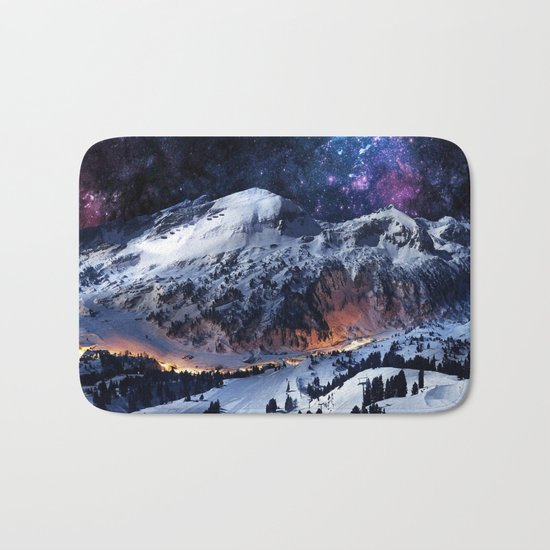 Mountain CALM IN space view Bath Mat
