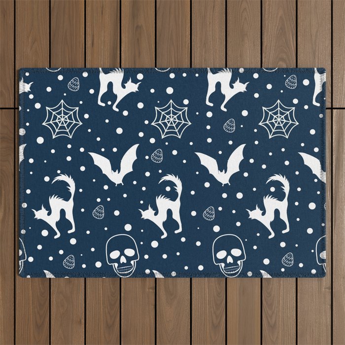 Amazing Halloween Design pattern Outdoor Rug