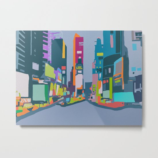 Times Square Metal Print