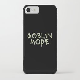 Goblin Mode Goblincore Aesthetic Meme Joke  iPhone Case