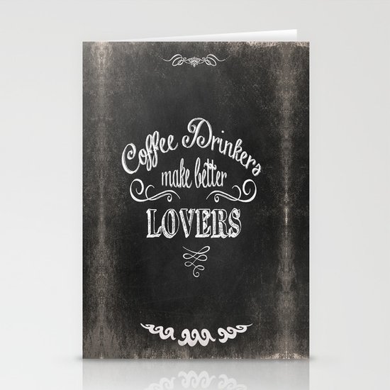 COFFEE Stationery Cards