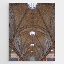 Ceiling of the gallery of honnor at the Rijksmuseum -Dutch art history - Travel photography Jigsaw Puzzle